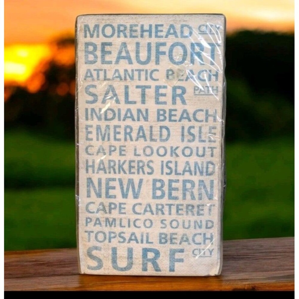 North Carolina Shore 16 count Pkg Dinner Napkins Paper Guest Towels NEW